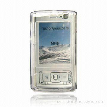 Crystal Mobile Phone Case, Made of PC Plastic, Suitable for N95